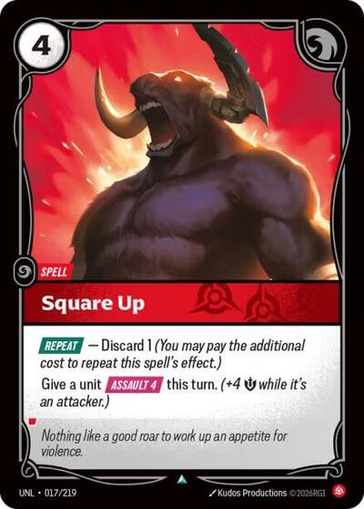 Square Up (Uncommon) [UNL-017-U]