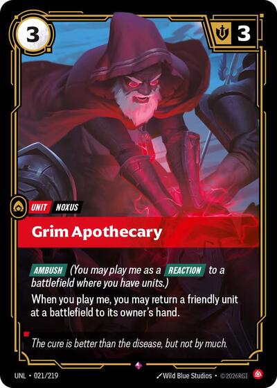 Grim Apothecary (Rare) [UNL-021-R]