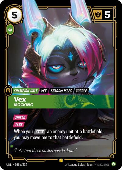 Vex - Mocking (Showcase) (Alternate Art) [UNL-055a-S-ALT]