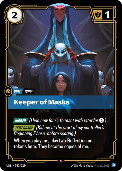 Keeper of Masks (Rare) [UNL-081-R]