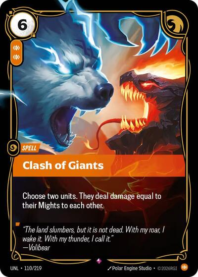 Clash of Giants (Rare) [UNL-110-R]