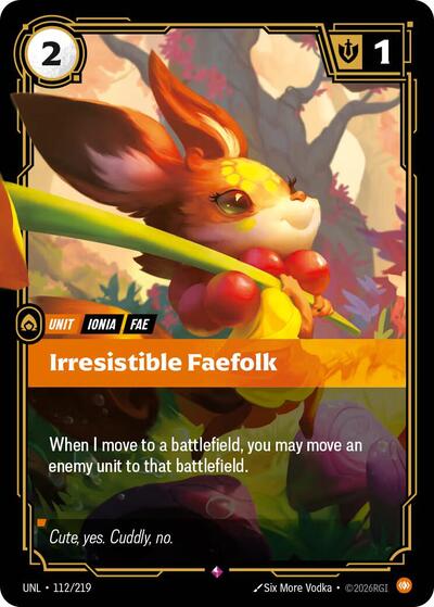 Irresistible Faefolk (Rare) [UNL-112-R]