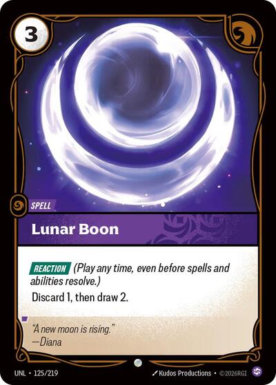 Lunar Boon (Common) [UNL-125-C]