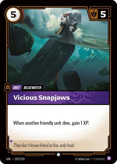 Vicious Snapjaws (Common) [UNL-129-C]