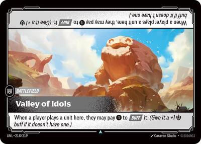 Valley of Idols (Uncommon) [UNL-218-U]
