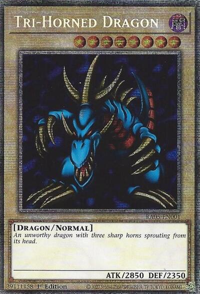 Tri-Horned Dragon (Starlight Rare) [RA05-EN001-StR]