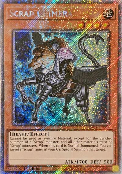 Scrap Chimera (Platinum Secret Rare) [RA05-EN005-PlSR]