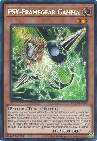 PSY-Framegear Gamma (Secret Rare) [RA05-EN006-SeR]