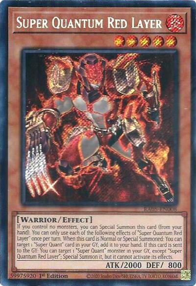Super Quantum Red Layer (Secret Rare) [RA05-EN008-SeR]