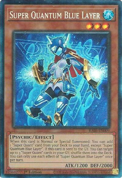 Super Quantum Blue Layer (Collector's Rare) [RA05-EN009-CR]