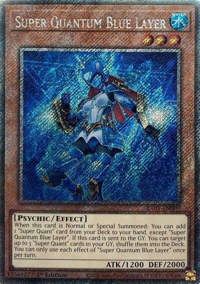 Super Quantum Blue Layer (Platinum Secret Rare) [RA05-EN009-PlSR]