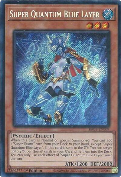 Super Quantum Blue Layer (Secret Rare) [RA05-EN009-SeR]