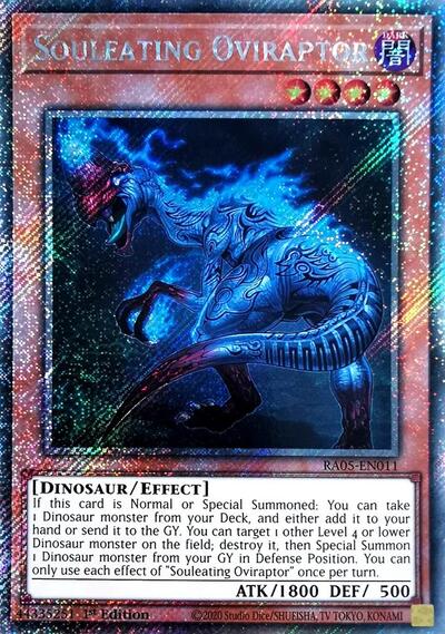 Souleating Oviraptor (Platinum Secret Rare) [RA05-EN011-PlSR]