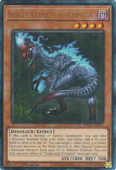 Souleating Oviraptor (Ultimate Rare) [RA05-EN011-UmR]