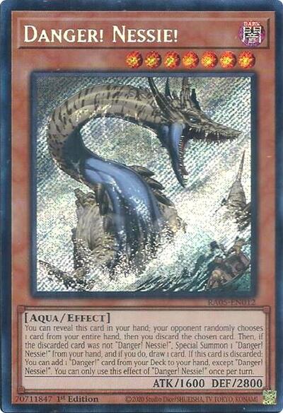 Danger! Nessie! (Secret Rare) [RA05-EN012-SeR]