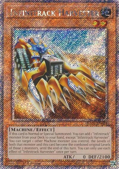 Infinitrack Harvester (Platinum Secret Rare) [RA05-EN014-PlSR]