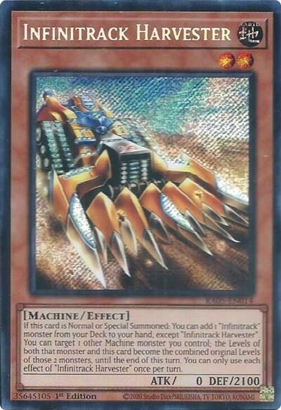 Infinitrack Harvester (Secret Rare) [RA05-EN014-SeR]