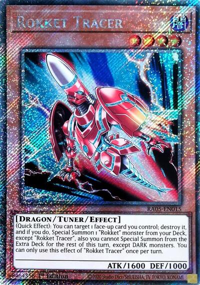 Rokket Tracer (Platinum Secret Rare) [RA05-EN015-PlSR]