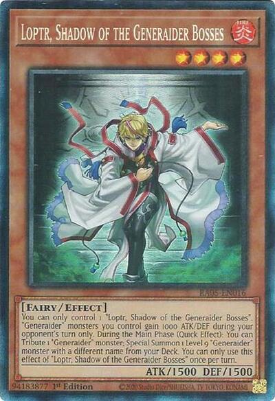 Loptr, Shadow of the Generaider Bosses (Collector's Rare) [RA05-EN016-CR]