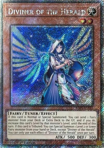 Diviner of the Herald (Platinum Secret Rare) [RA05-EN017-PlSR]