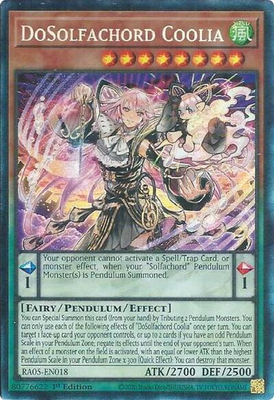 DoSolfachord Coolia (Collector's Rare) [RA05-EN018-CR]