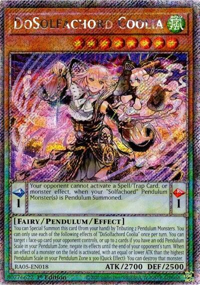DoSolfachord Coolia (Platinum Secret Rare) [RA05-EN018-PlSR]