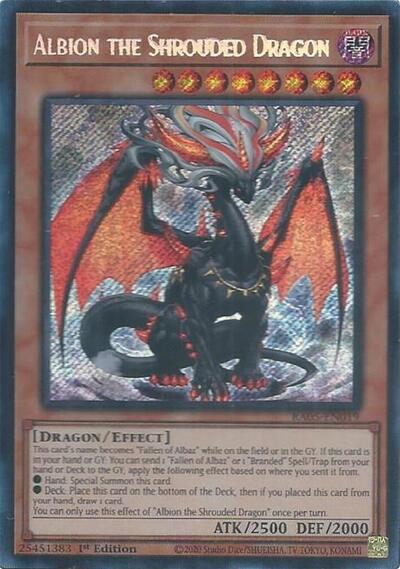 Albion the Shrouded Dragon (Secret Rare) [RA05-EN019-SeR]