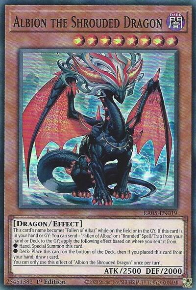 Albion the Shrouded Dragon (Super Rare) [RA05-EN019-SuR]