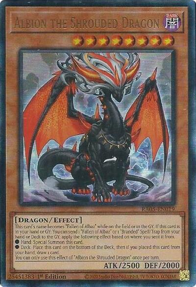 Albion the Shrouded Dragon (Ultimate Rare) [RA05-EN019-UmR]