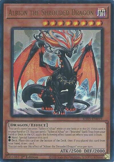 Albion the Shrouded Dragon (Ultra Rare) [RA05-EN019-UR]