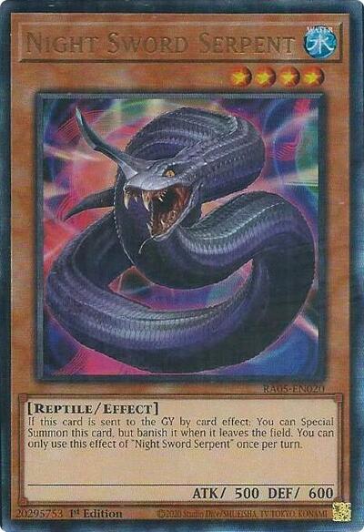 Night Sword Serpent (Ultimate Rare) [RA05-EN020-UmR]