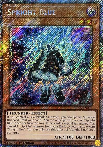 Spright Blue (Platinum Secret Rare) [RA05-EN021-PlSR]