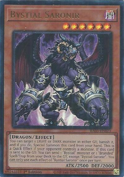 Bystial Saronir (Ultra Rare) [RA05-EN023-UR]