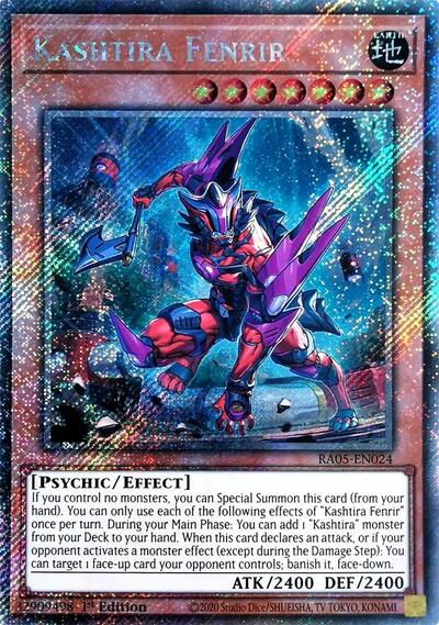 Kashtira Fenrir (Platinum Secret Rare) [RA05-EN024-PlSR]