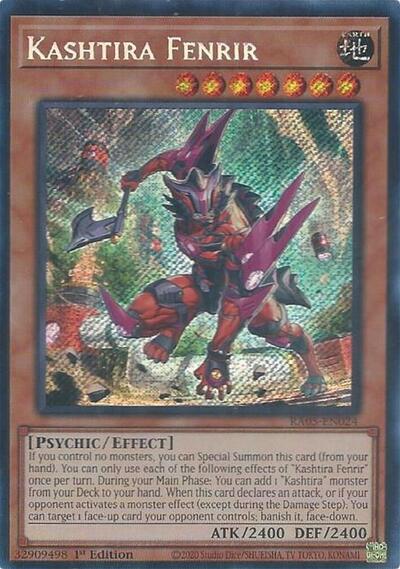 Kashtira Fenrir (Secret Rare) [RA05-EN024-SeR]