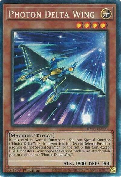 Photon Delta Wing (Collector's Rare) [RA05-EN026-CR]
