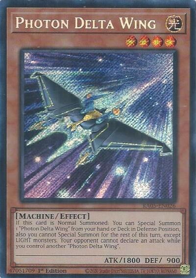 Photon Delta Wing (Secret Rare) [RA05-EN026-SeR]