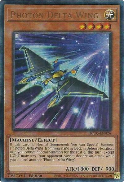 Photon Delta Wing (Ultimate Rare) [RA05-EN026-UmR]
