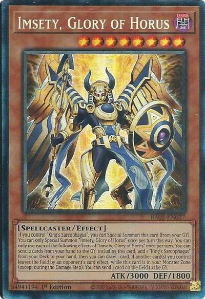 Imsety, Glory of Horus (Collector's Rare) [RA05-EN027-CR]