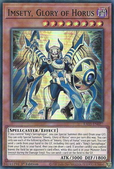 Imsety, Glory of Horus (Super Rare) [RA05-EN027-SuR]