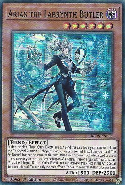 Arias the Labrynth Butler (Super Rare) [RA05-EN028-SuR]