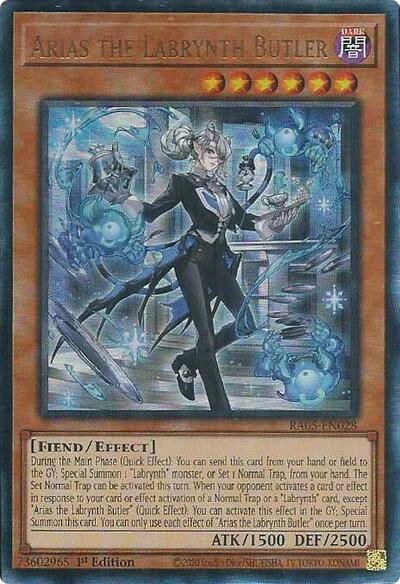 Arias the Labrynth Butler (Ultimate Rare) [RA05-EN028-UmR]