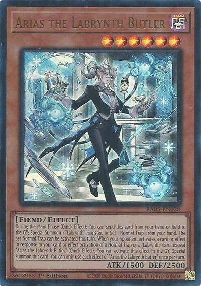 Arias the Labrynth Butler (Ultra Rare) [RA05-EN028-UR]