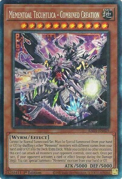 Mementoal Tecuhtlica - Combined Creation (Collector's Rare) [RA05-EN029-CR]