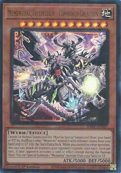 Mementoal Tecuhtlica - Combined Creation (Ultra Rare) [RA05-EN029-UR]