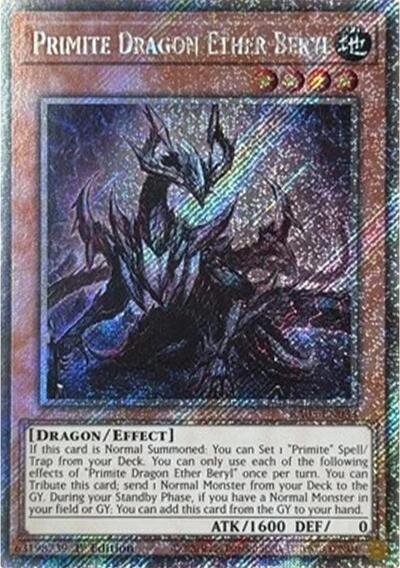 Primite Dragon Ether Beryl (Platinum Secret Rare) [RA05-EN033-PlSR]