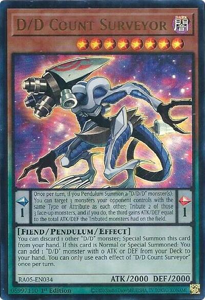 D/D Count Surveyor (Ultra Rare) [RA05-EN034-UR]
