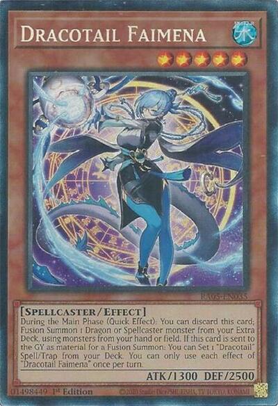 Dracotail Faimena (Collector's Rare) [RA05-EN035-CR]