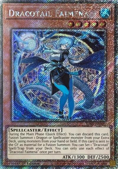 Dracotail Faimena (Platinum Secret Rare) [RA05-EN035-PlSR]