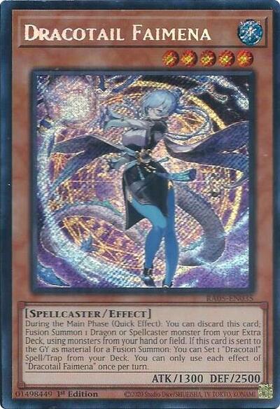Dracotail Faimena (Secret Rare) [RA05-EN035-SeR]